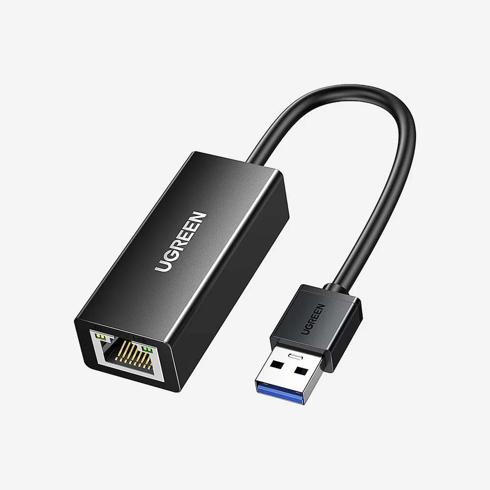 [20256] UGREEN 20256 CR111 USB 3.0 Gigabit Ethernet Adapter 10/100/1000 Black