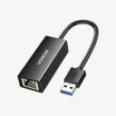 UGREEN 20256 CR111 USB 3.0 Gigabit Ethernet Adapter 10/100/1000 Black