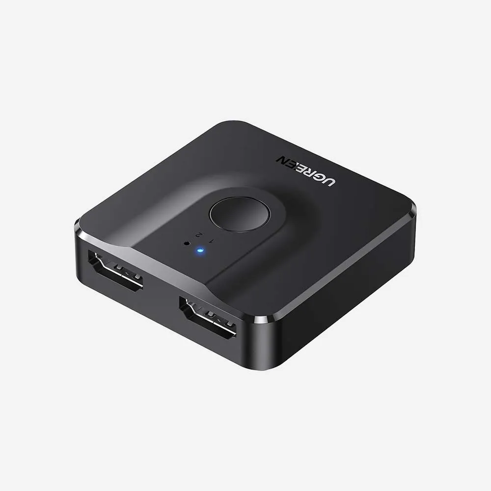 [50966] UGREEN 50966 CM217 2In 1Out HDMI Switcher 4K@60Hz With HDMI Cable