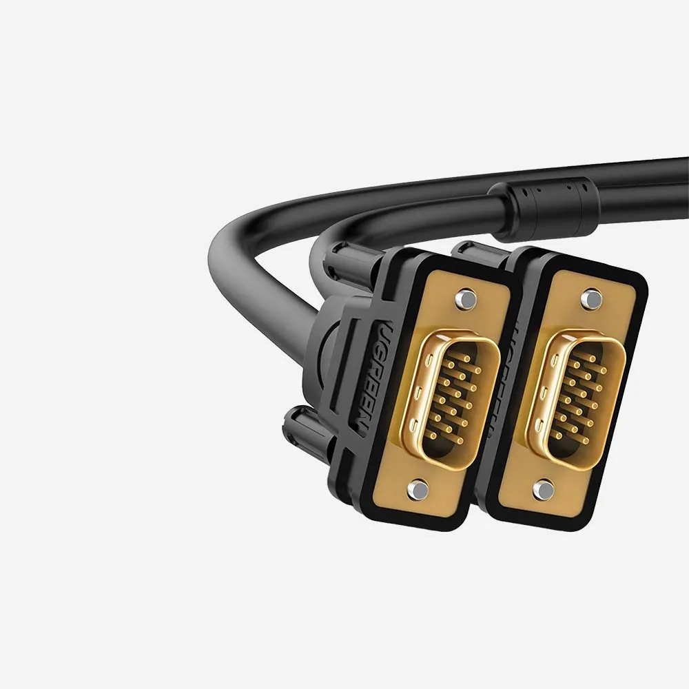 UGREEN 11646 VG101 VGA Male to Male Cable 2m Black