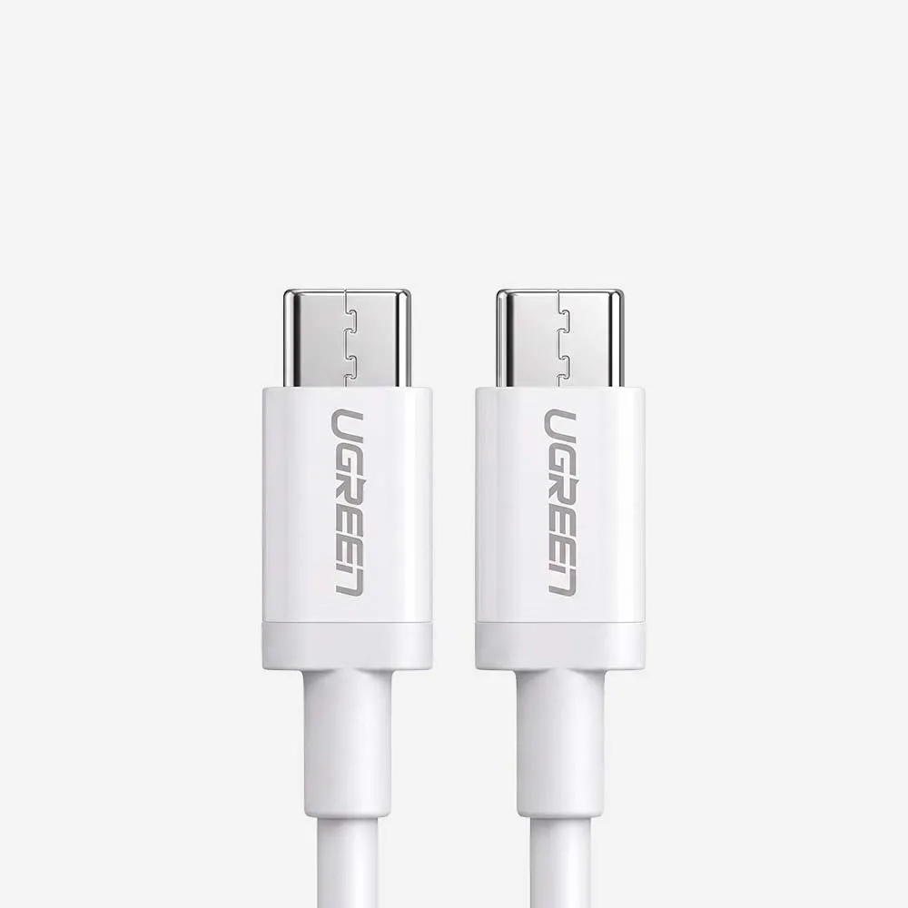 [60518] UGREEN 60518 US264 USB-C to USB-C 2.0 Cable 60W 1m White