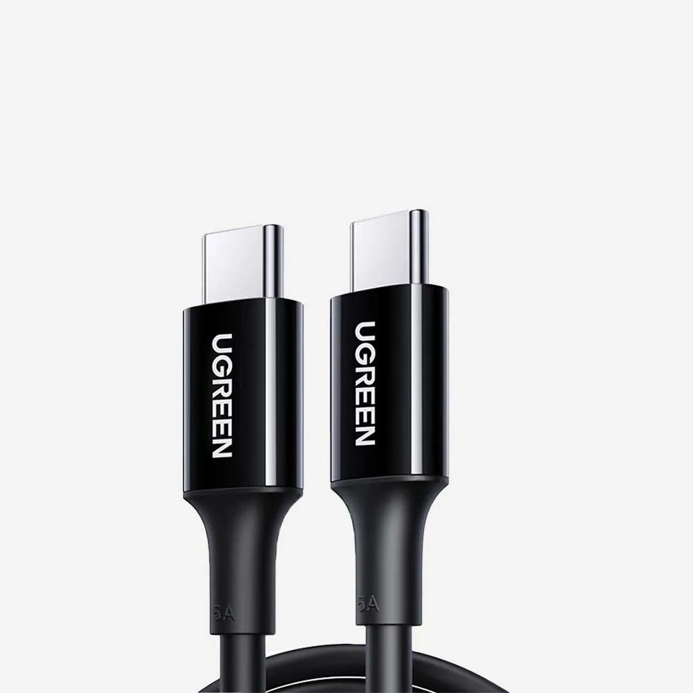 [80371] UGREEN 80371 US300 USB-C to USB-C 100W Data Cable 1m Black