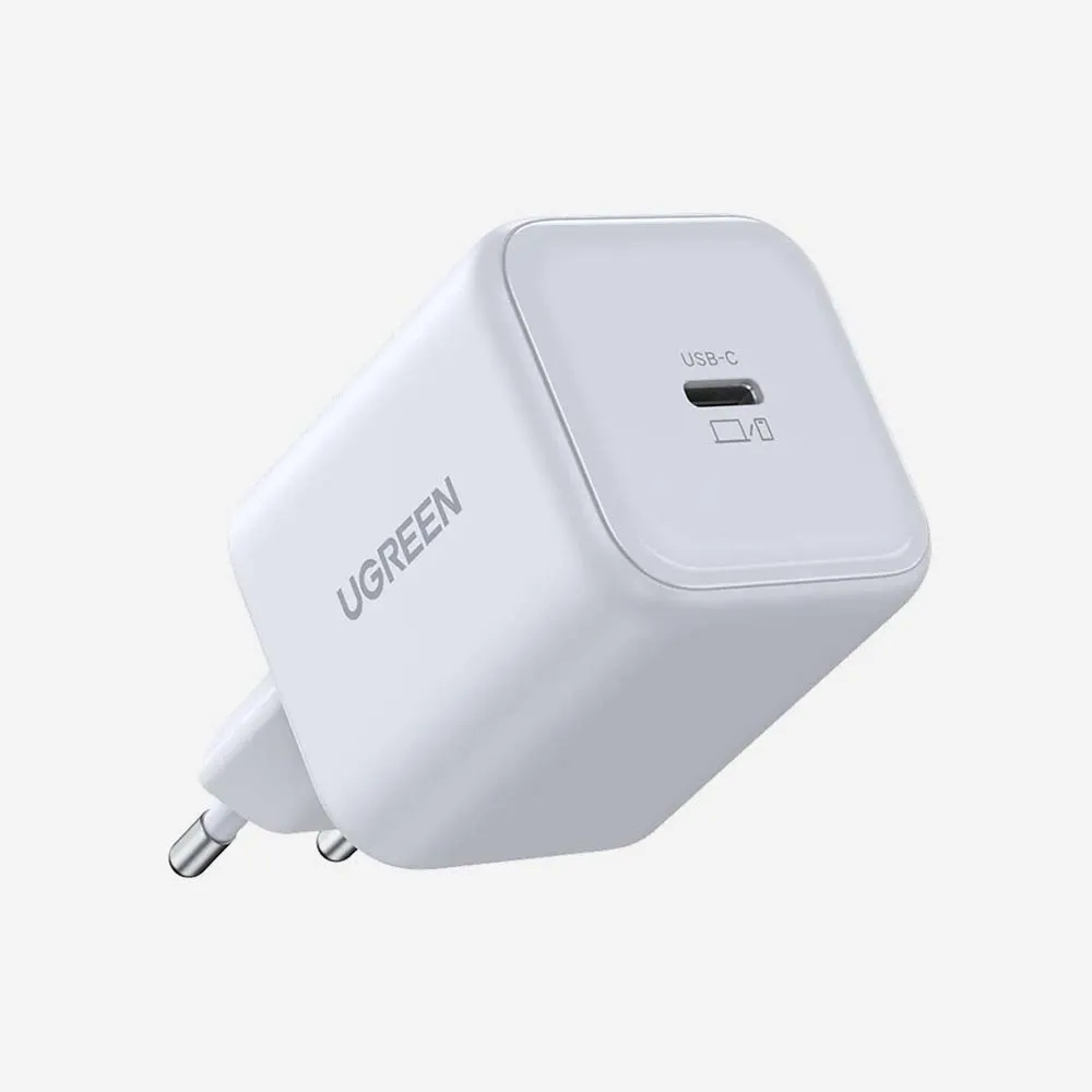 [65053] UGREEN 65053 X524 45W USB-C GaN Fast Charger EU Plug White