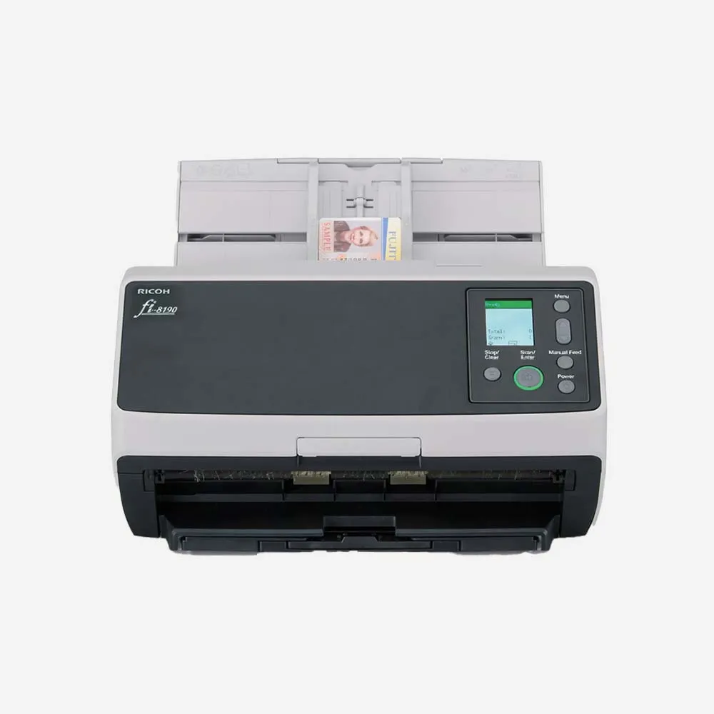 Fujitsu fi-8190 High-Speed Document Scanner – Duplex, ADF, 90ppm, USB