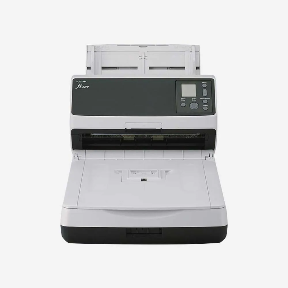 RICOH fi-8270 High-Speed Duplex Document Scanner – 70ppm, Hybrid Flatbed + ADF, USB 3.2, Enterprise Scanner