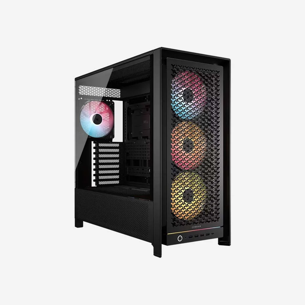 Corsair FRAME 5000D RS ARGB High-Airflow Mid-Tower PC Case - Black