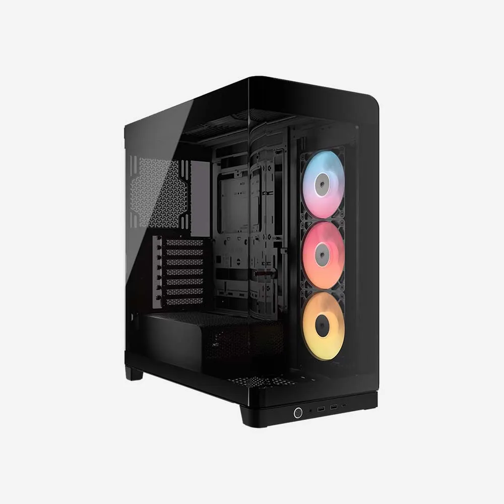 Corsair FRAME 4500X RS-R ARGB Panoramic Glass Mid-Tower PC Case - Black