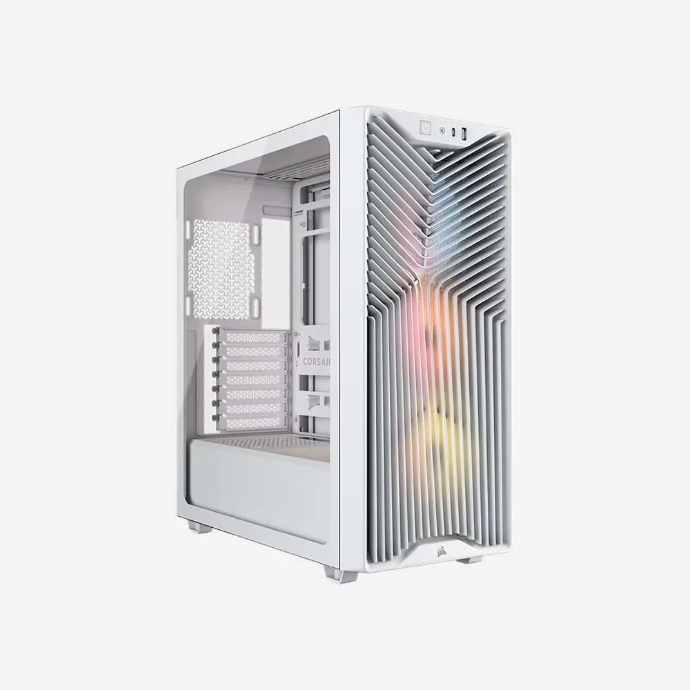[CC-9011345-WW] CORSAIR 3200D RS ARGB Mid-Tower PC Case - White