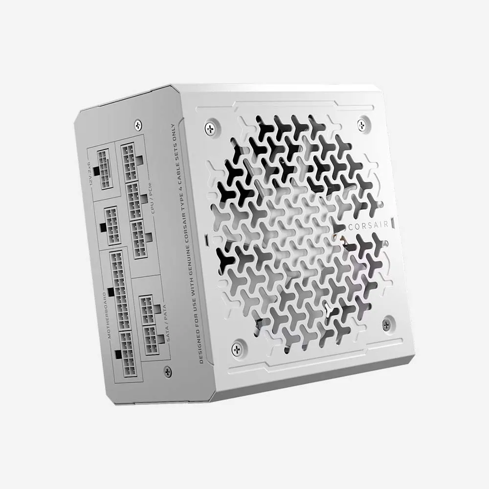 [CP-9020294-UK] CORSAIR RM1000e Power Supply 1000W Cybenetics Gold Fully Modular ATX 3.1 White