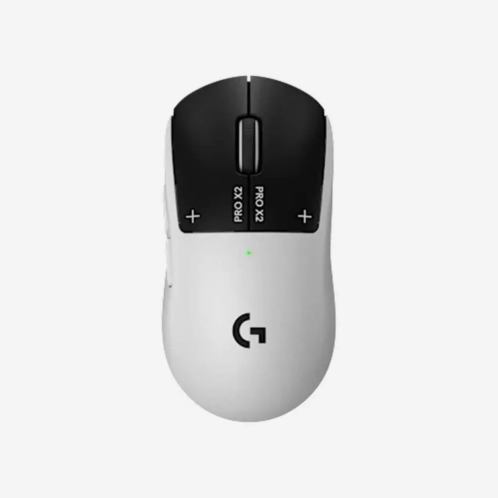Logitech PRO X2 SUPERSTRIKE LIGHTSPEED Wireless Gaming Mouse, White, 910-007777