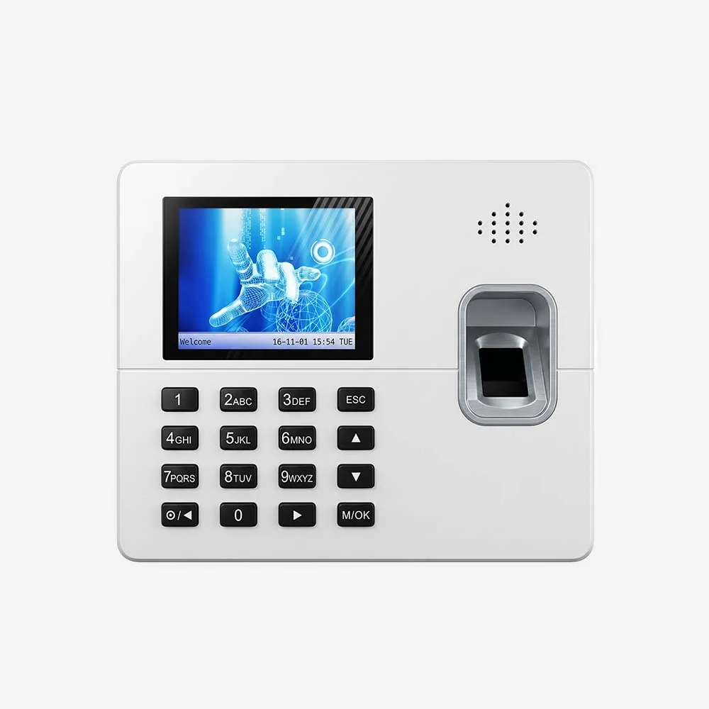 [K60 Pro] ZKTeco K60 Pro Biometric Time & AtTendance Terminal Fingerprint & Access Control Card PIN USB LAN WiFi