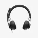 Logitech Zone Wired USB Headset with Noise-Canceling Microphone – Black (981-000875)