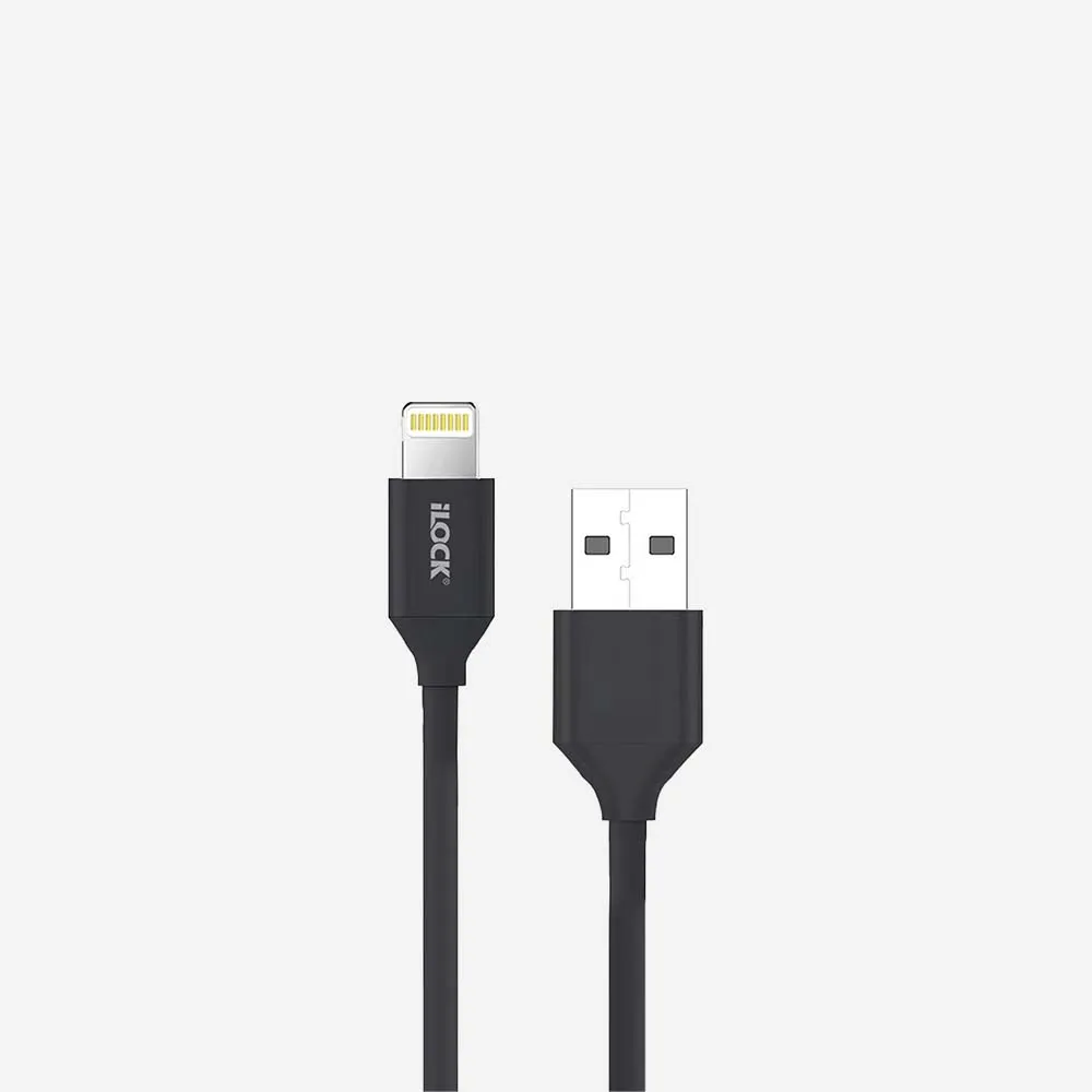 [5088] iLOCK USB-A to iPhone 25W Cable Fast Charging Data Sync 1m