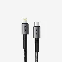 iLOCK 5090 USB-C to iPhone 30W Fast Charging Cable Ultra Durable Braided 1m