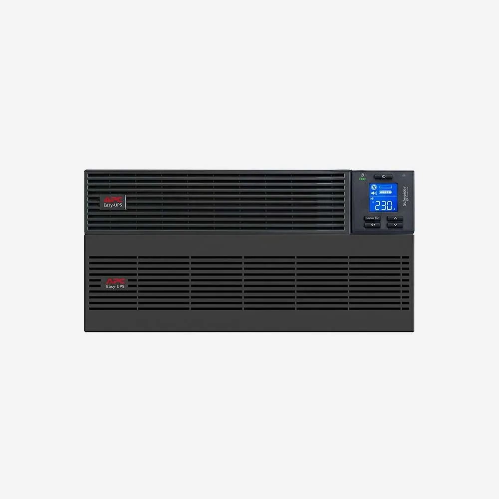 [SRV6KRILRK] APC Easy SRV6KRILRK UPS On-Line 6kVA/6kW Rackmount 5U 230V Hard wire 3-wire(P+N+E) outlet Intelligent Card Slot LCD Extended Runtime W/ rail kit