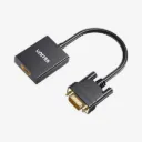 UNITEK VGA to HDMI With Power & Audio Output Converter