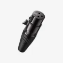 UGREEN 80440 AV162 Cannon XLR Female Connector Black