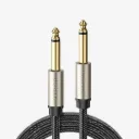 UGREEN 10639 6.5mm Male to Male Audio Cable Gray 3m
