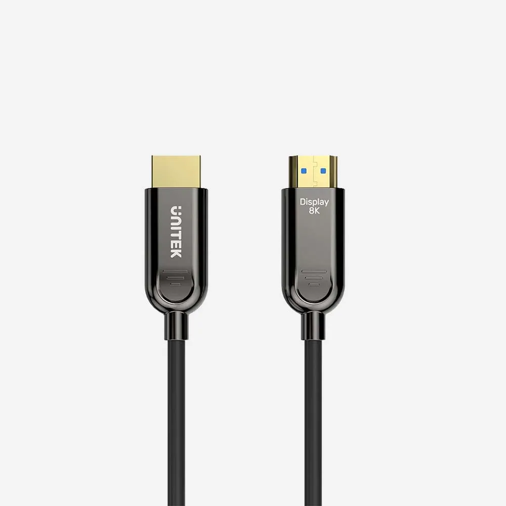 [C11085GY01-20M] UNITEK 20m Fiber Optic HDMI Cable 8K 60Hz
Grey