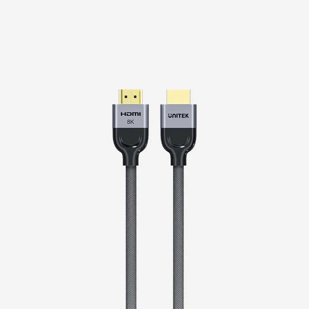 UNITEK 1M 8K 60Hz HDMI 2.1 AM to M Cable
Space Grey