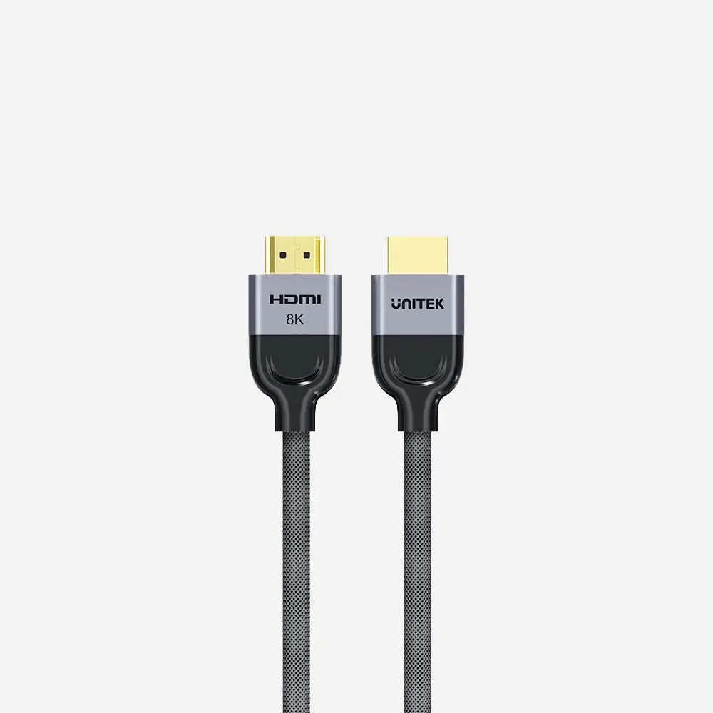 UNITEK C11093RGY01-1.5M 8K Braided Nylon HDMI Cable