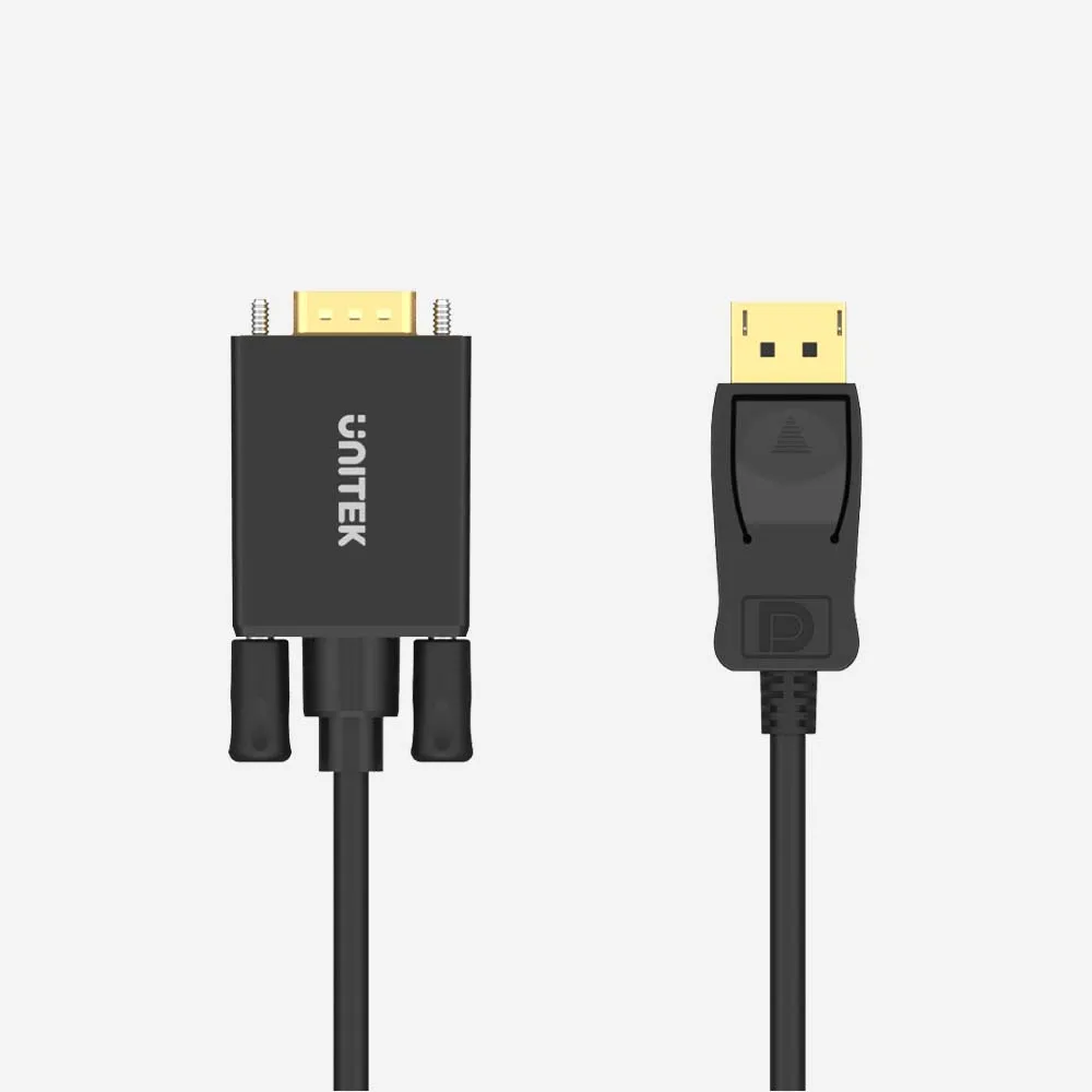 [Y-5118F] UNITEK Y-5118F DisplayPort to VGA Cable Male Cable