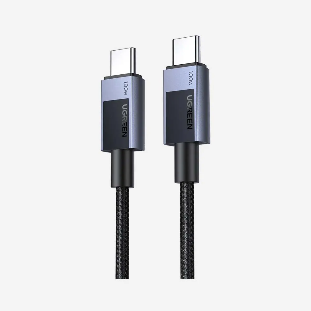 UGREEN 45063 L512 USB-C to USB-C PD Fast Charging Cable Space 100W Gray 1m