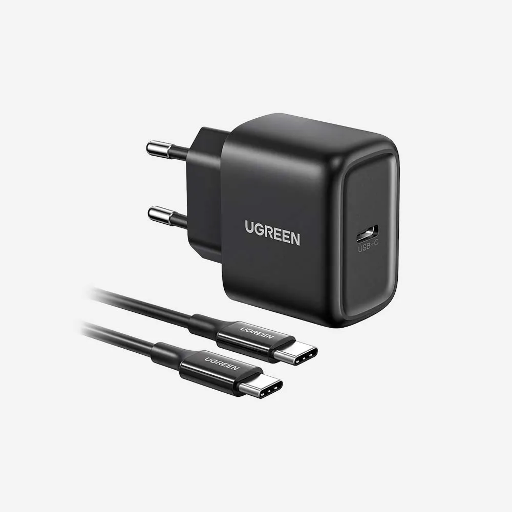 UGREEN 50581 PD 25W FAST CHARGER SET USB-C CABLE EU