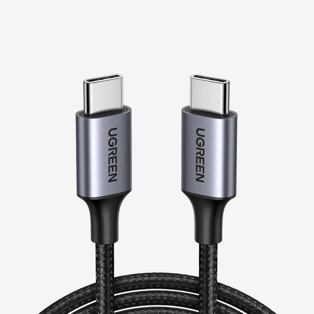 UGREEN 50152 USB-C To USB-C Cable 60W  Braided 2M Black