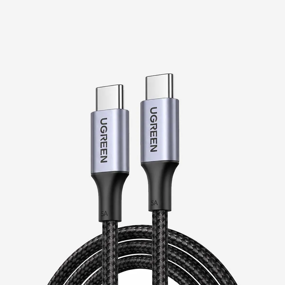 [90120] UGREEN 90120 USB-C to USB-C 2.0 100W Alu Case with Braid 3m