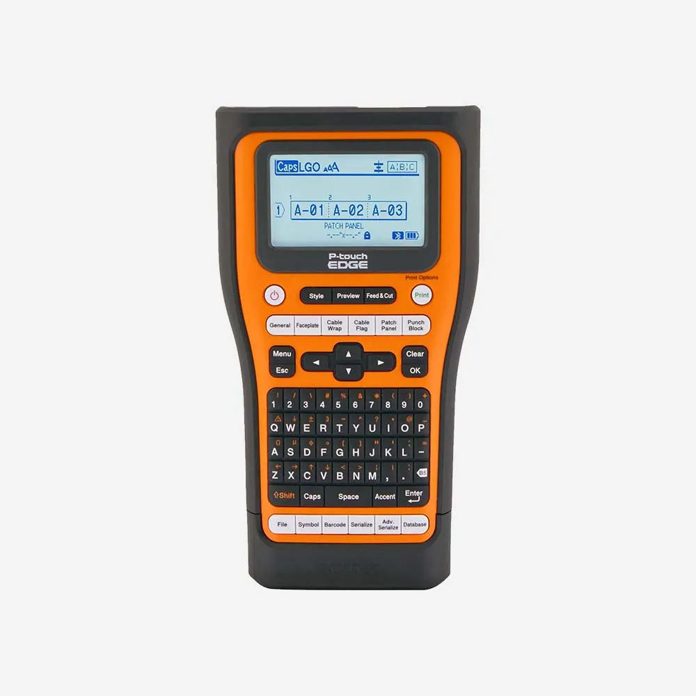 Brother PT-E560BTVP Handheld Industrial Label Printer with Bluetooth and Dual Auto-Cutter