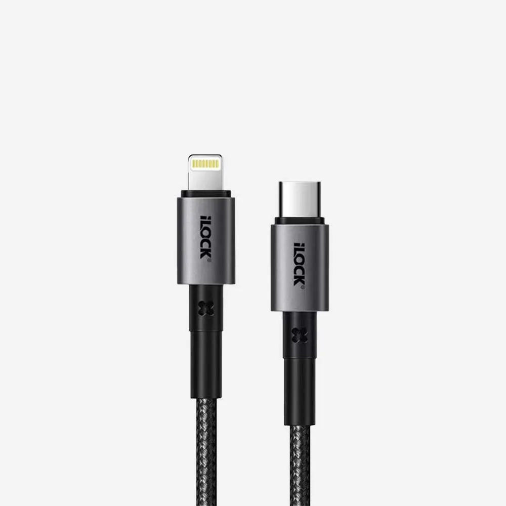 iLock 5167 USB-C to Lightning Cable – 30W PD Fast Charging, 2m
