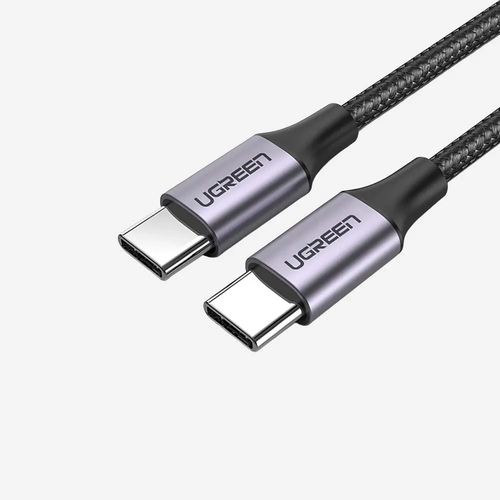 UGREEN 50751 USB-C to USB-C Charging Cable, 1.5m Gray