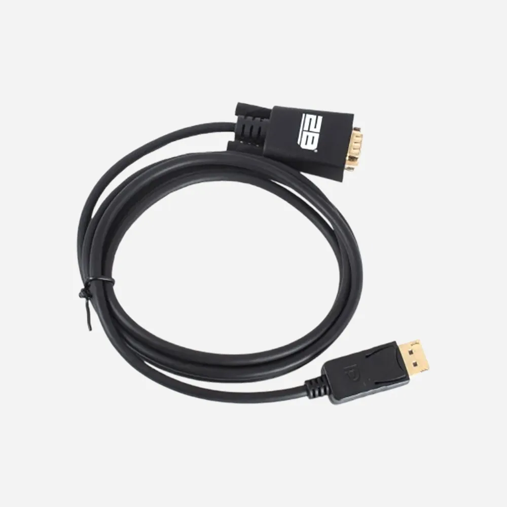 2B DC605 1.8m Display Port to VGA Cable Black