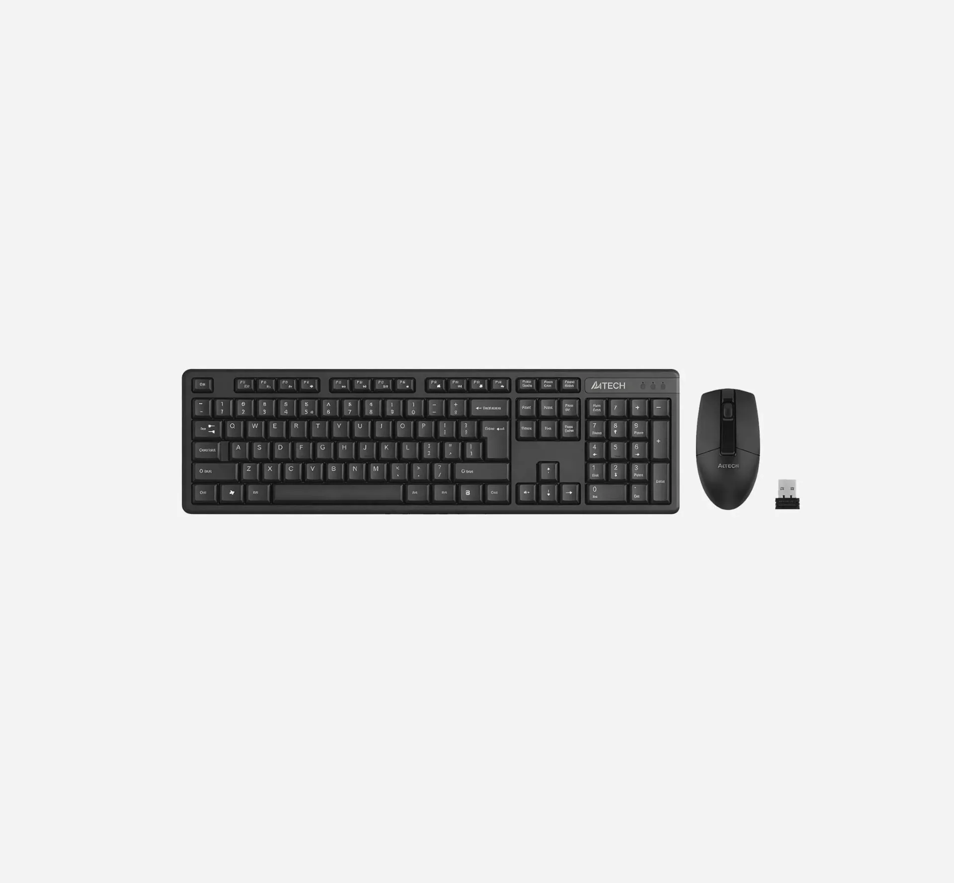 [3330N] A4TECH 3330N Wireless Keyboard & Mouse Combo Black