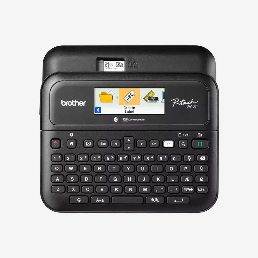 Brother PT-D610BT Industrial Handheld Thermal Barcode Label Printer USB Bluetooth