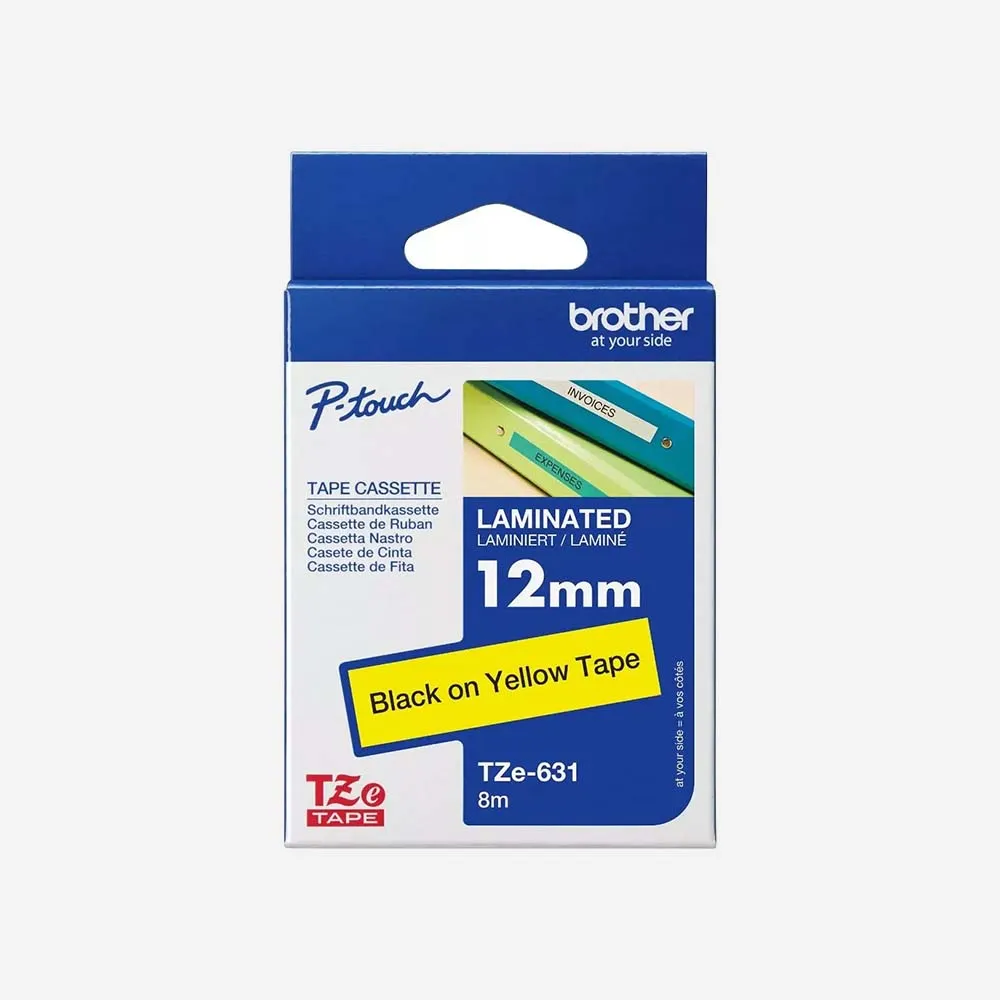 [631-Copy] Ribbon Other Tape-12mm-Yellow-Tze-631-Copy