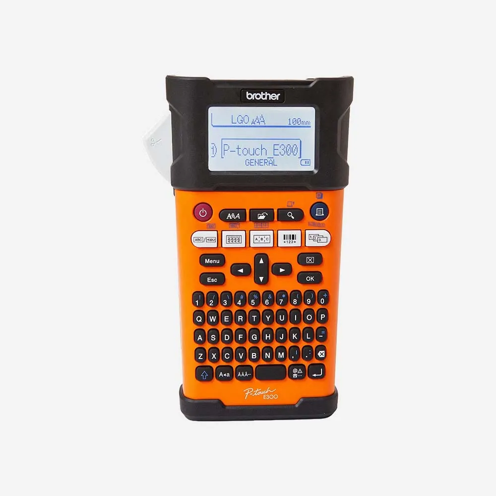 [PT-E300VP] Brother PT-E300VP Industrial Handheld Thermal Barcode Label Printer – USB