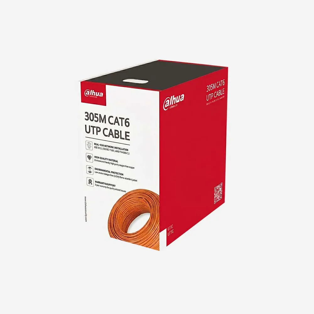 [PFM922I-6UN-C] Dahua PFM922I-6UN-C CAT6 305m Ethernet Cable