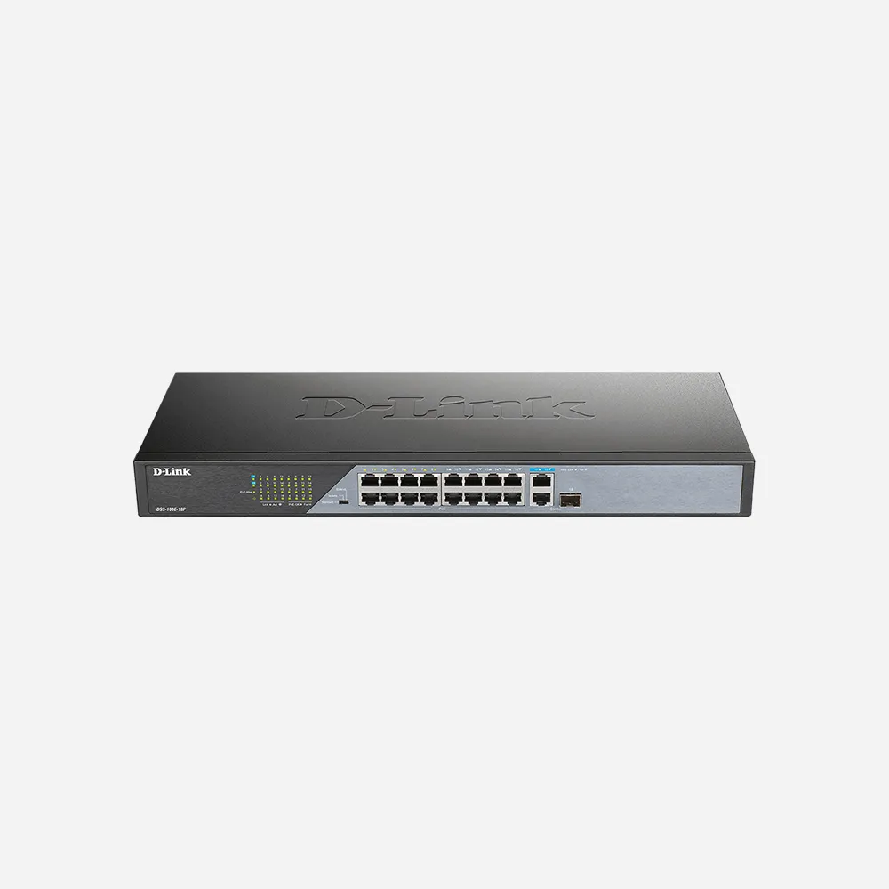 [DSS-100E-18P] D-Link DSS-100E 18-Port 10/100BASE-TX PoE Unmanaged Surveillance Switch
