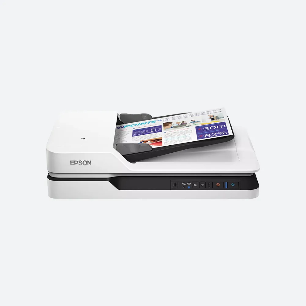 [B11B244402] Epson WorkForce DS-1660W – High-Speed Document Scanner for Home & Office - USB, Wireless