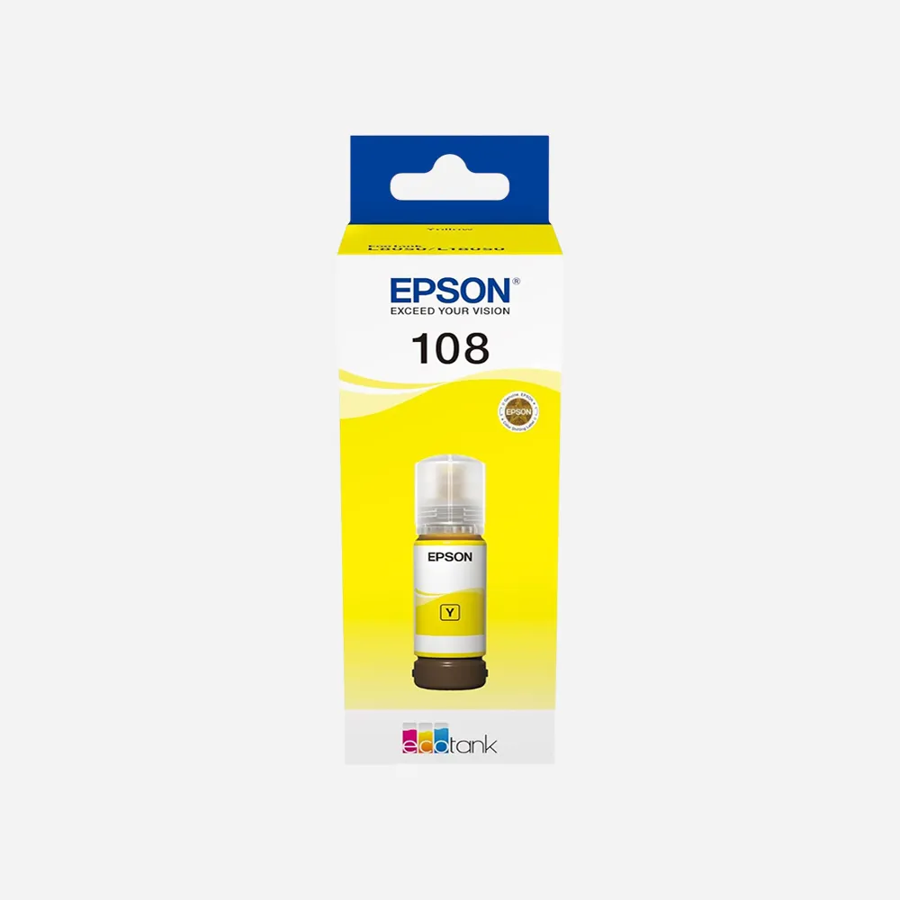 [C13T09C44A] EPSON 108 EcoTank Yellow ink bottle (70 ml)