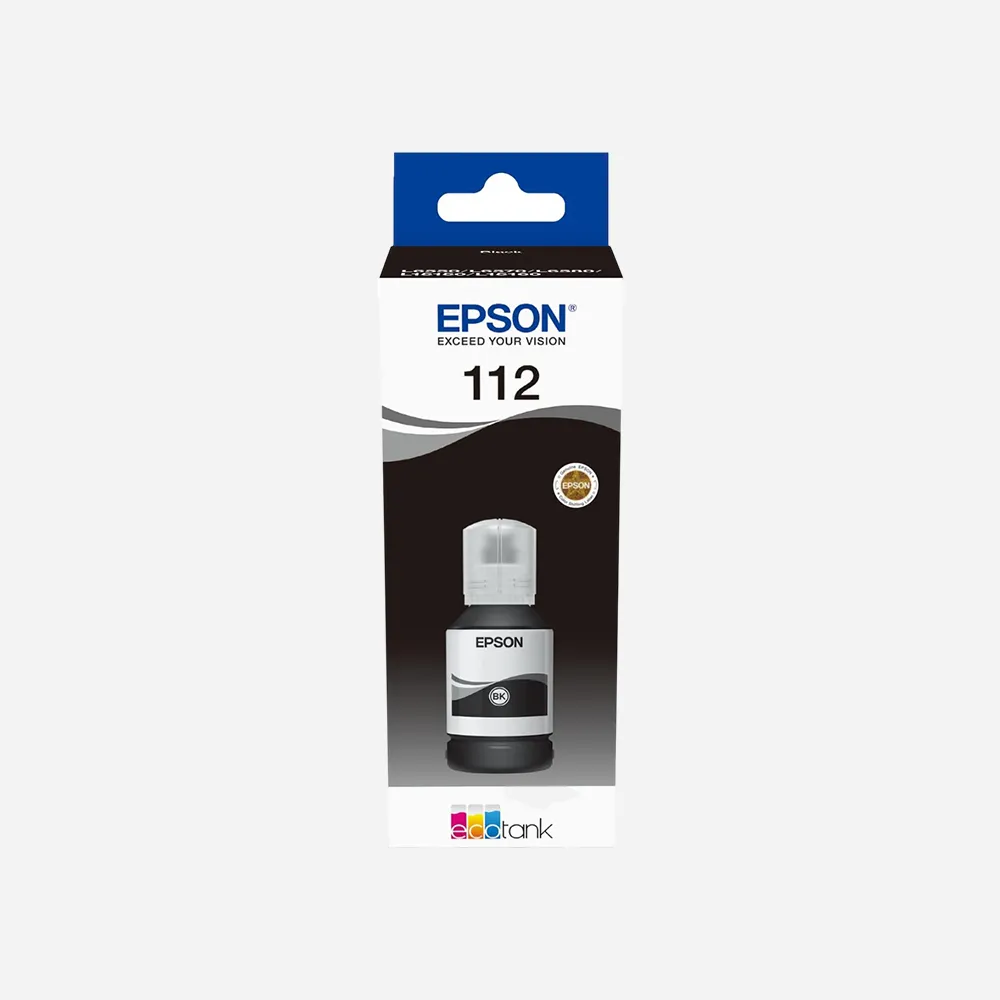 [C13T06C14A] Epson 112 EcoTank Pigment Black ink bottle 127 ml