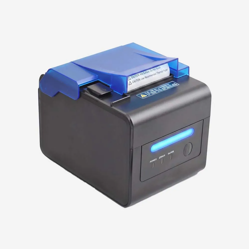 [EC-8001H] EUCCOI EC-8001H 3 inch Thermal POS Barcode Receipt Printer USB LAN Serial