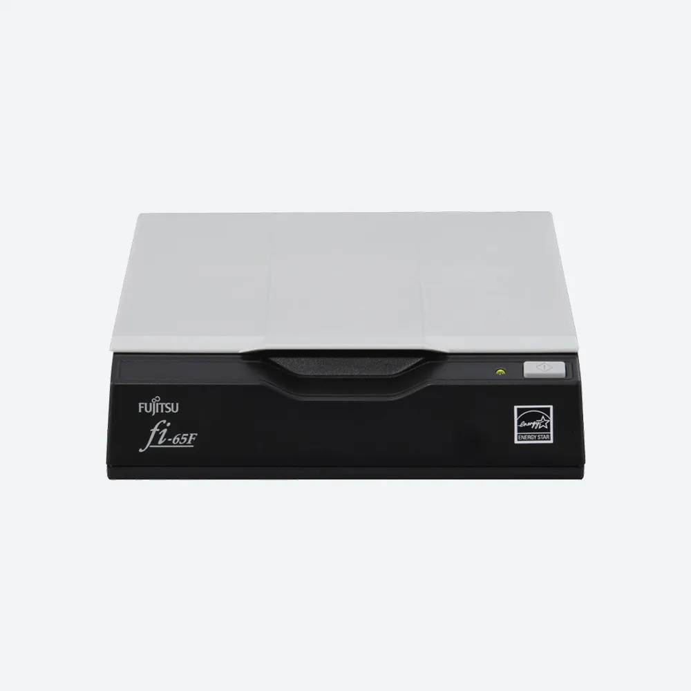 [FI-65F] Fujitsu fi-65F Compact Flatbed Document Scanner – ID Card & Passport Front-Office Scanner