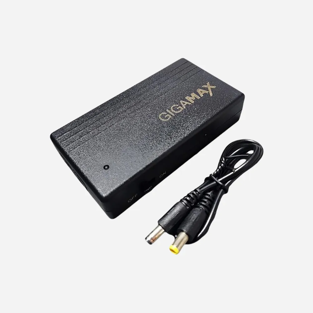 [Gigamax-12V/2A] Gigamax 12V/2A Mini UPS – Reliable Backup Power for Routers & CCTV Systems