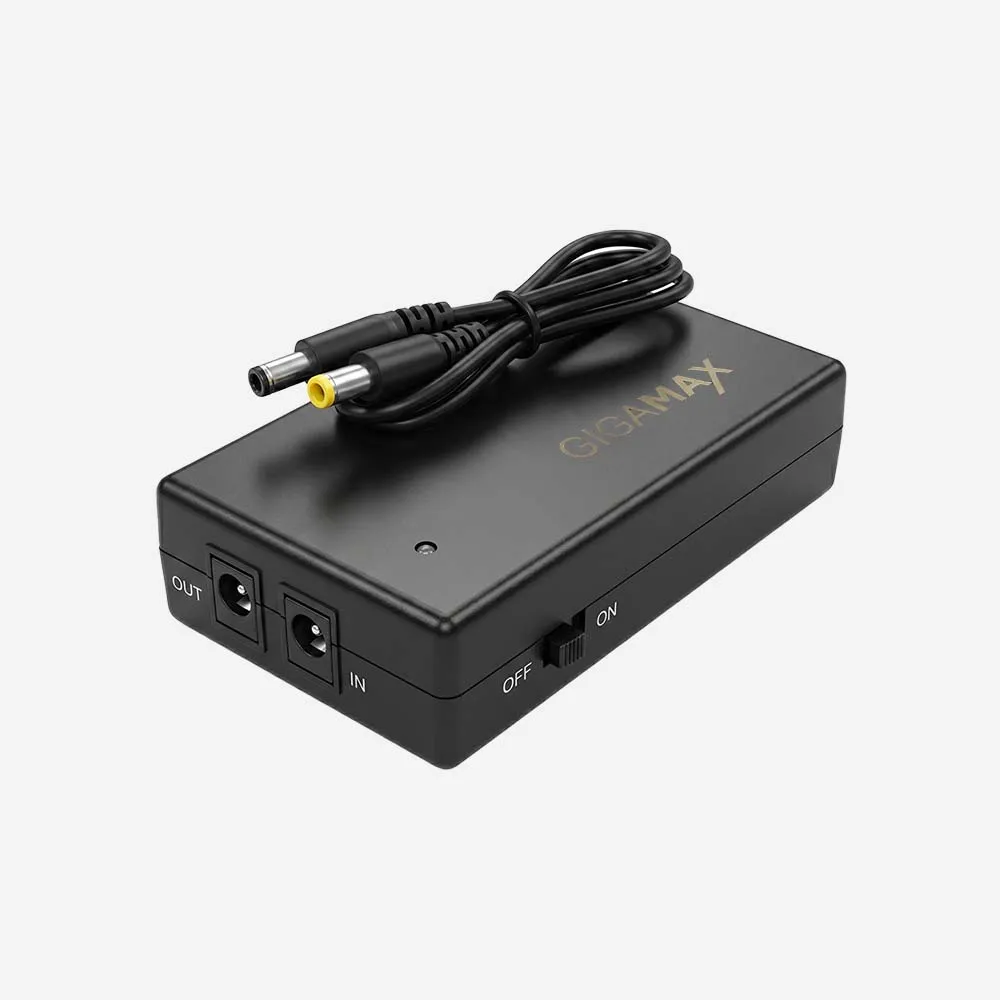 [5V-2A] Gigamax Mini UPS 5V/2A Compact Backup Power for Routers Modems & Small Devices