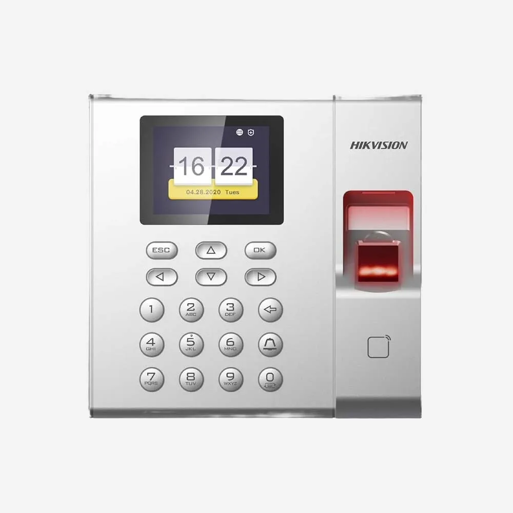 [DS-K1T8003MF] HIKVISION DS-K1T8003MF Fingerprint Time Attendance & Access Control Terminal – Value Series (WiFi, Card, PIN)
