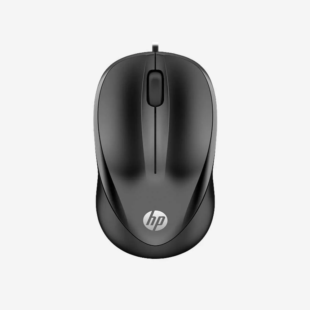 [4QM14AA] HP 1000 Wired Mouse Black