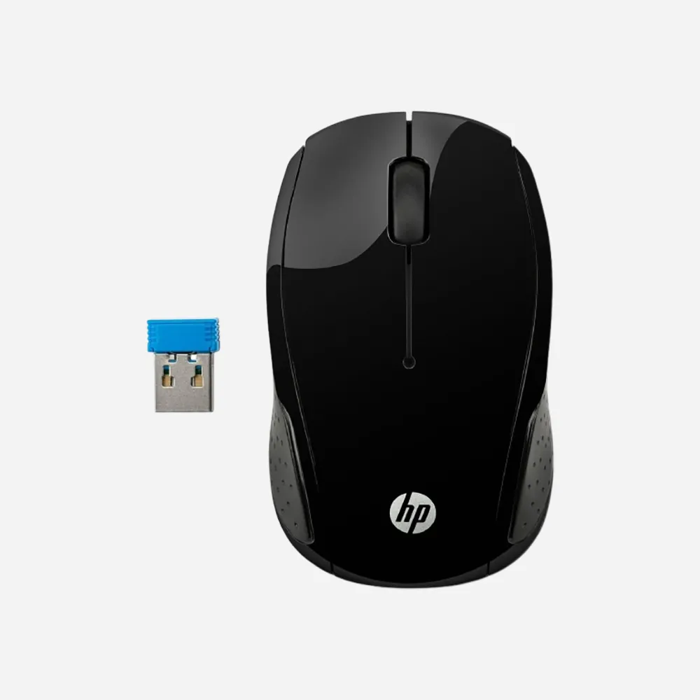 [X6W31AA] HP 200 Wireless Mouse (Black)